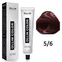 Крем-краска для волос Ollin Color 5/6 светлый шатен красный, 60мл (OLLIN Professional)