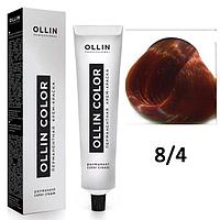 Крем-краска для волос Ollin Color 8/4 светло-русый медный, 60мл (OLLIN Professional)