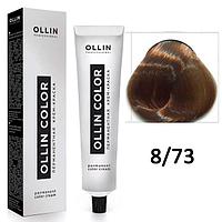 Крем-краска для волос Ollin Color 8/73 светло-русый коричнево-золотистый, 60мл (OLLIN Professional)