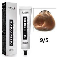 Крем-краска для волос Ollin Color 9/5 блондин махагоновый, 60мл (OLLIN Professional)