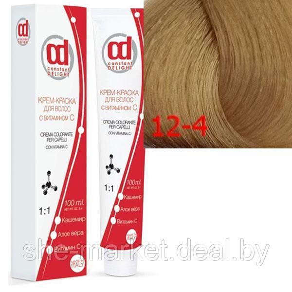 Крем-краски для волос с витамином С 12/4 специальный блондин бежевый 100мл (Constant Delight) - фото 3 - id-p108610392