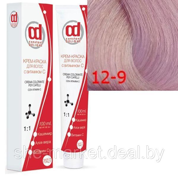 Крем-краски для волос с витамином С 12/9 специальный блондин фиолетовый 100мл (Constant Delight) - фото 3 - id-p108610393