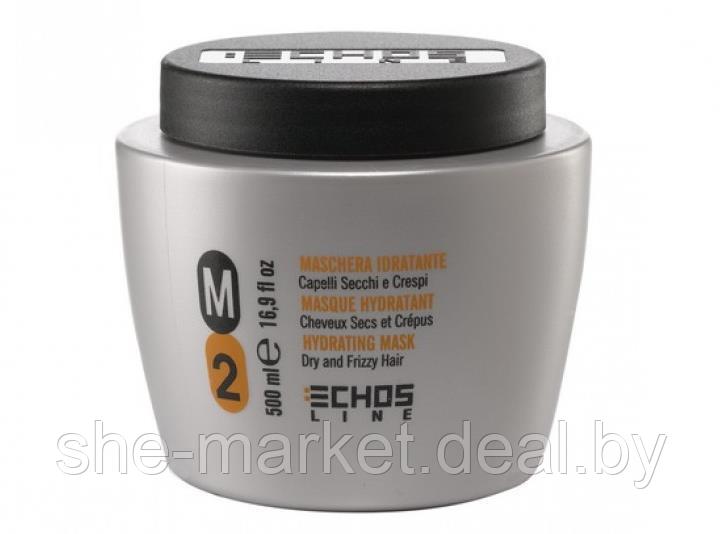 Маска для сухих и непослушных волос с экстрактом кокоса M2 DRY & FRIZZY HAIR MASK, 500мл (Echosline) - фото 1 - id-p108611527