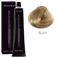 Крем-краска для волос Oligomineral Cream 8.01 светлый блондин пепельный 100мл (Selective Professional)