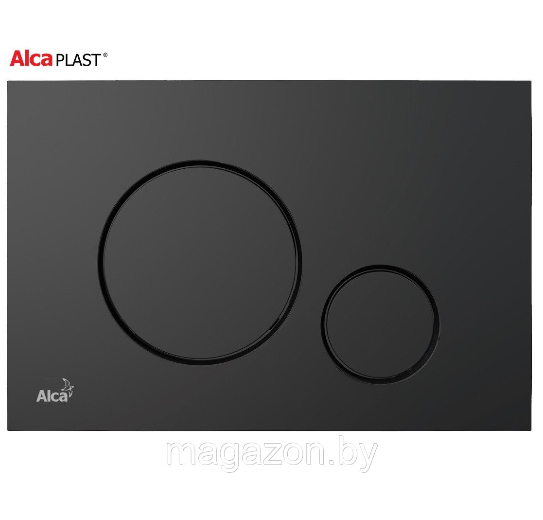 Alcaplast М678 THIN Кнопка для инсталляции черная, тонкая - фото 1 - id-p108629210