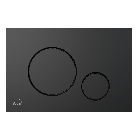 Alcaplast М678 THIN Кнопка для инсталляции черная, тонкая, фото 3