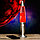 Лава лампа с воском в сером корпусе 35 см Красная, фото 5