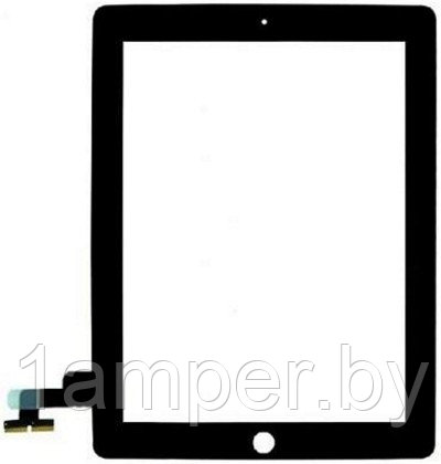 Сенсорный экран (тачскрин) Ipad 2 Черный