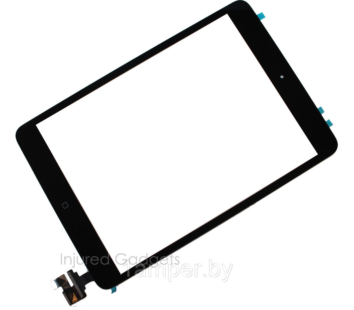 Сенсорный экран (тачскрин) Ipad Mini/Mini 2 с кнопкой Home. Черный - фото 1 - id-p6013557