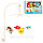 Музыкальная каруселька (26 мелодий)  Happy Shaking Bell с мягкими игрушками, фото 2