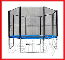 E12-4 Батут Extreme Fitness Trampoline 12FT- 4 legs (с сеткой и лестницей), D- 3.66 м