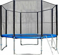 E13-4 Батут Extreme Fitness Trampoline 13FT, 396 см, 4 опоры, лестница