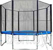 E13-4 Батут Extreme Fitness Trampoline 13FT, 396 см, 4 опоры, лестница