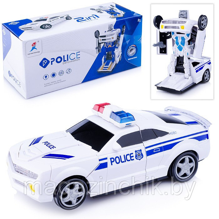 Машина-трансформер "Полиция" 66101-2, трансформируется в движении