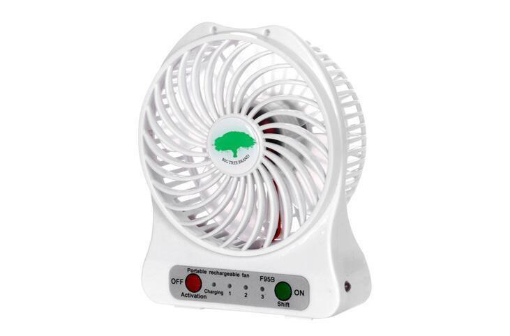 Мини вентилятор USB Fashion Mini Fan Белый - фото 1 - id-p108663820