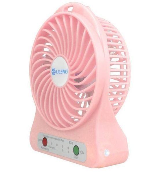 Мини вентилятор USB Fashion Mini Fan Розовый - фото 1 - id-p108663824