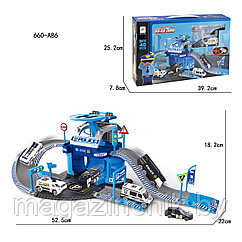 Игровой набор паркинг "Полиция" 660-A86