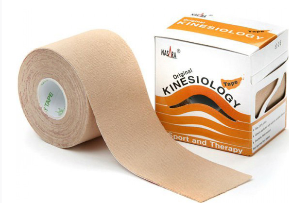 Кинезио тейп Kinesiology Tape Бежевый, 5 см × 1 м