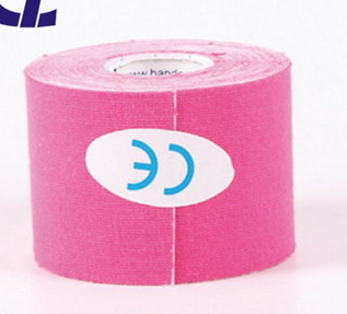 Кинезио тейп Kinesiology Tape Розовый, 5 см × 5 м