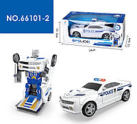 Интерактивная игрушка машина-трансформер "Полиция" 66101-2