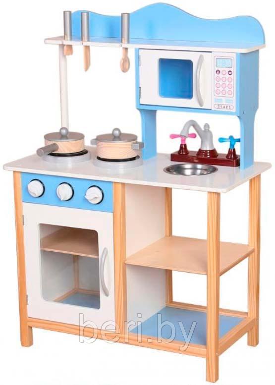 TK040 Кухня детская игровая, высота 85 см, ECO TOYS, игровой набор, кухня деревянная - фото 3 - id-p108743732