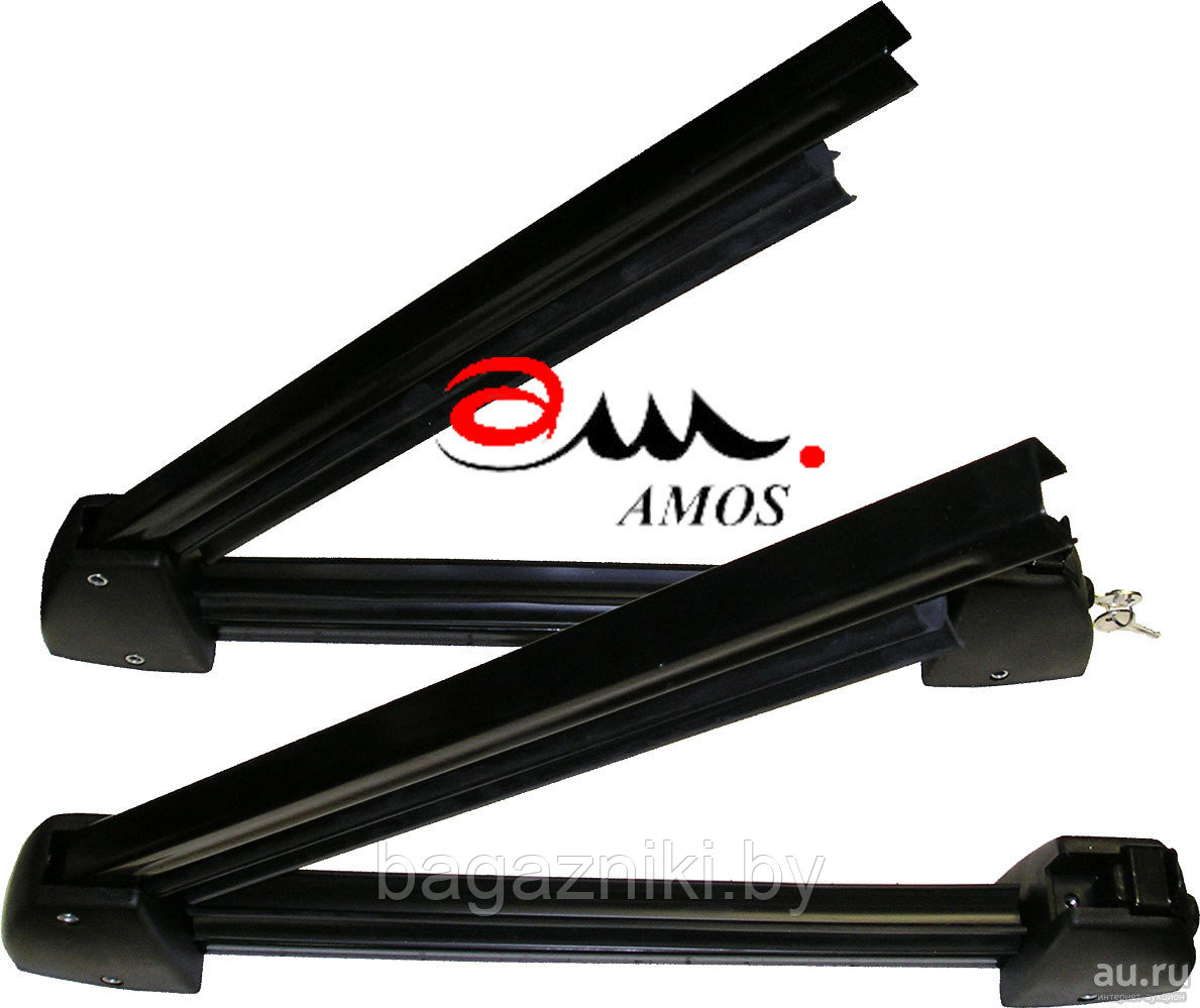 Крепления для лыж Amos Ski Lock 5 black алюминиевые - фото 2 - id-p108752593