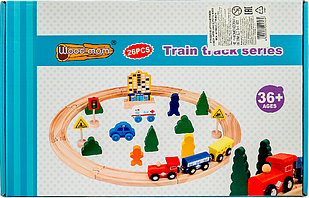 Игровой набор деревянный Железная дорога, арт.VT19-20258