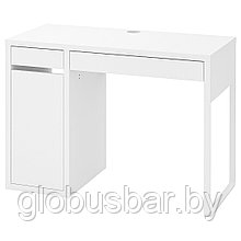 МИККЕ Письменный стол, белый, 105x50 см