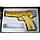 Пистолет детский металлический Colt Air Soft Gun K-35DF золото, фото 2