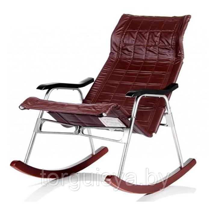 Кресло-качалка складное Платон (коричневое) - фото 1 - id-p46722998