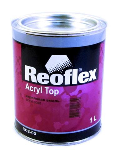 REOFLEX RX E-03/1000 T040 Эмаль акриловая Acryl Top TOY 040 Super White II 1л - фото 1 - id-p108916636