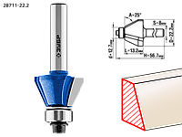 Фреза кромочная калевочная(фасочная) №9, D= 22,2мм, ЗУБР, ПРОФЕССИОНАЛ, 28711-22.2