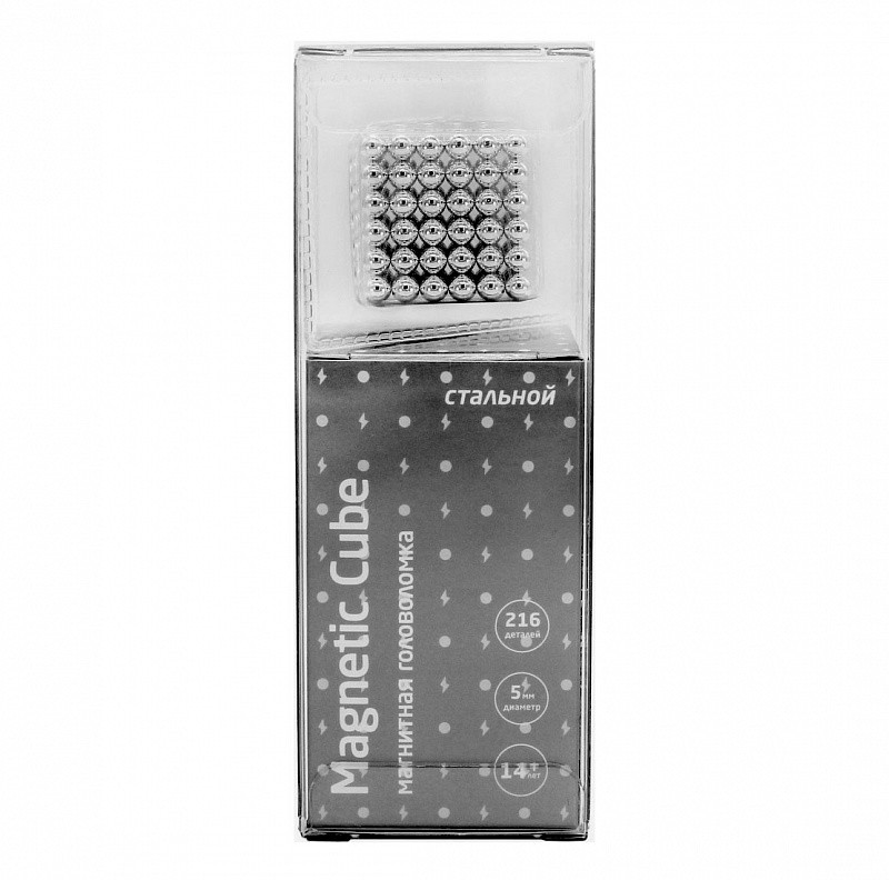 Головоломка Магнитный Неокуб Magnetic Cube, Стальной - фото 2 - id-p2629993