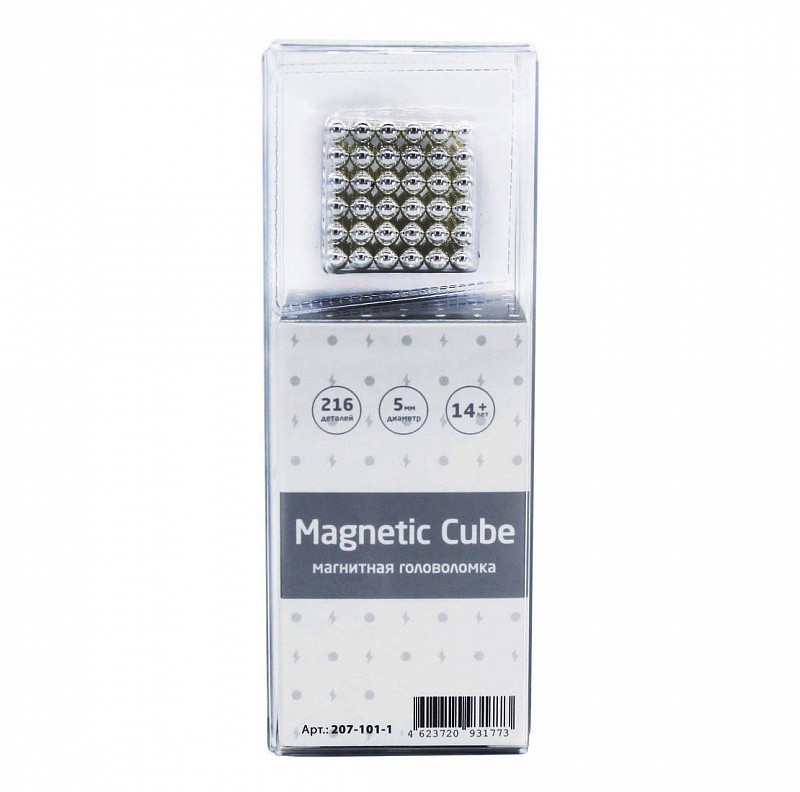Головоломка Магнитный Неокуб Magnetic Cube, Стальной - фото 6 - id-p2629993