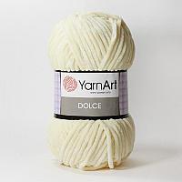 Пряжа Yarnart Dolce цвет 783 нежный лимон