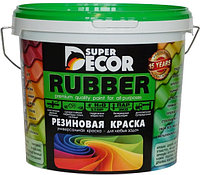 Резиновая краска SUPER DECOR RUBBER Супер Декор 02 Черепица красная, 3кг