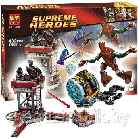 Конструктор Стражи галактики: Миссия-побег Bela 10249 LEGO Superheroes 76020