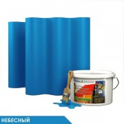 Резиновая краска SUPER DECOR RUBBER Супер Декор 17 Небесный, 6кг - фото 2 - id-p108925720