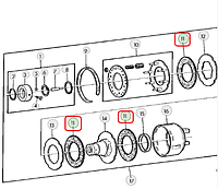 Диск фрикционный (к-т) DC38275