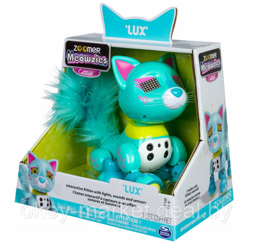 Интерактивная игрушка Spin Master Zoomer Meowzies - фото 6 - id-p79108508