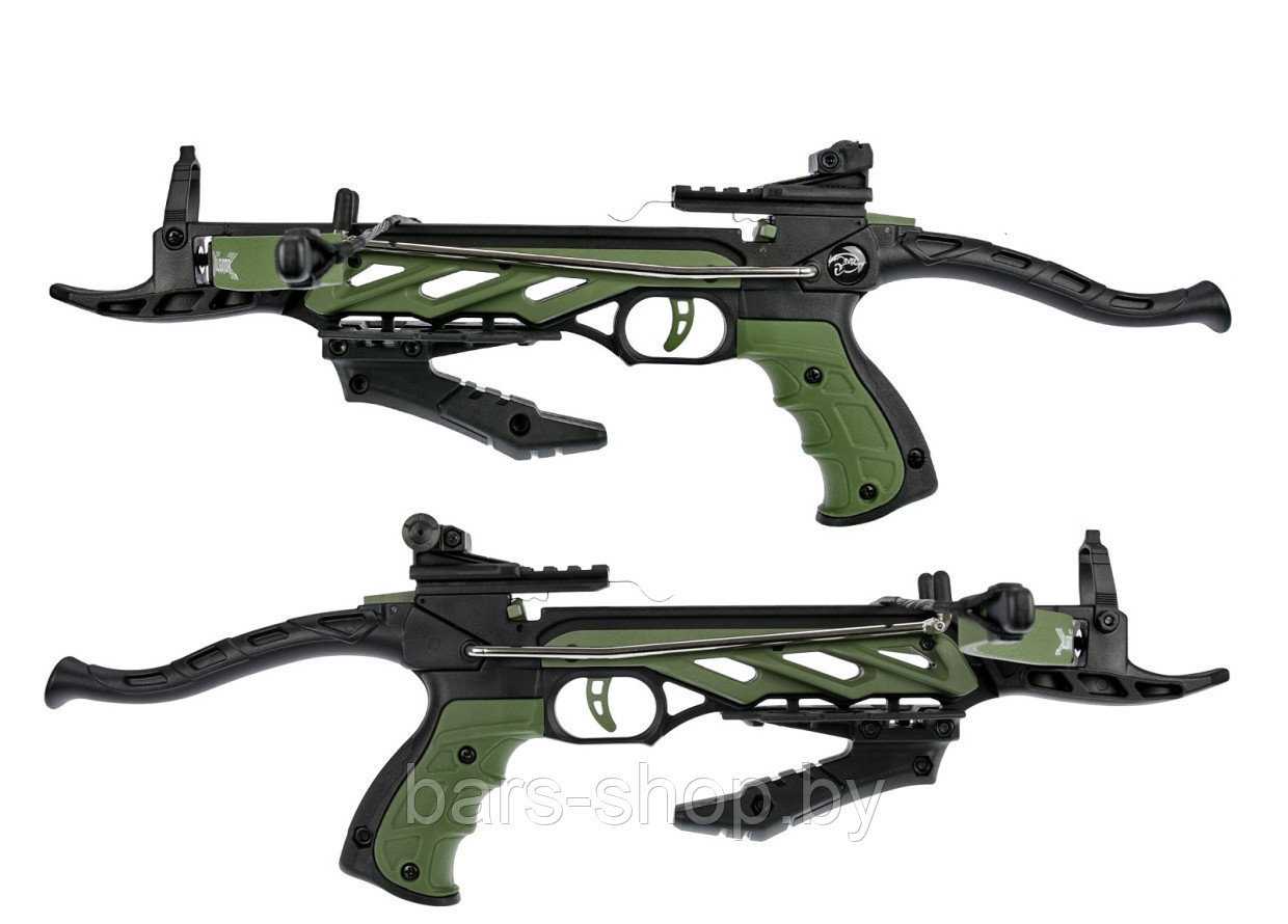 Арбалет-пистолет MK-TCS1 Alligator зеленый - фото 1 - id-p108934102