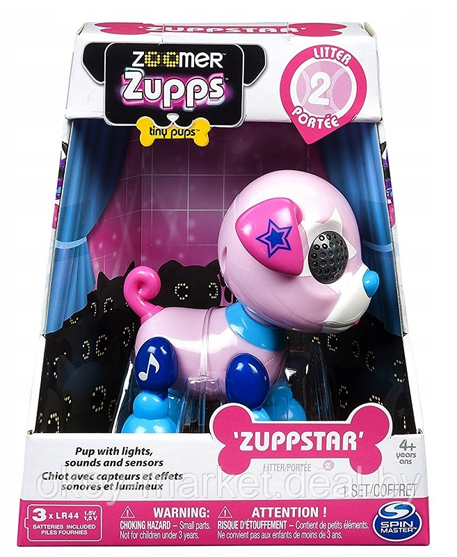 Интерактивная игрушка Spin Master щенок-робот Zoomer - фото 4 - id-p79108427