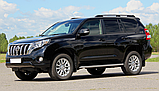 Рейлинги Toyota Land Cruiser Prado 150 - полимер черный, фото 8