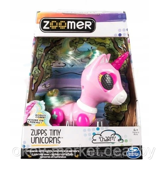 Интерактивная игрушка единорог Spin Master Zoomer - фото 2 - id-p86418724