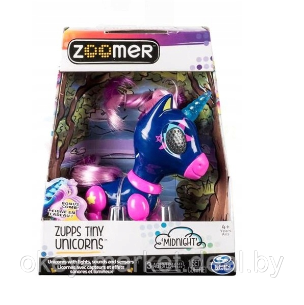 Интерактивная игрушка единорог Spin Master Zoomer - фото 4 - id-p86418724