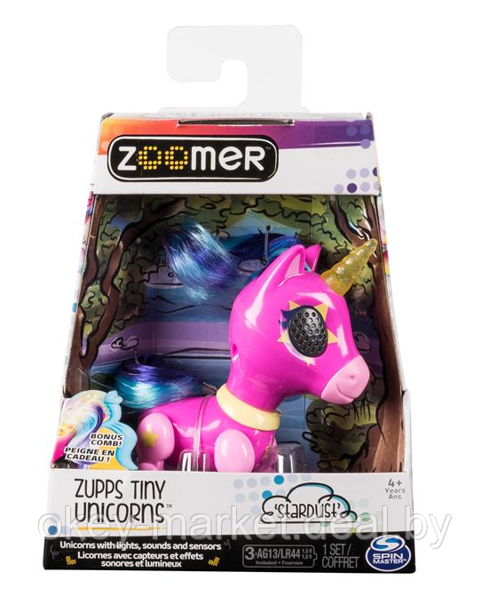 Интерактивная игрушка единорог Spin Master Zoomer - фото 5 - id-p86418724