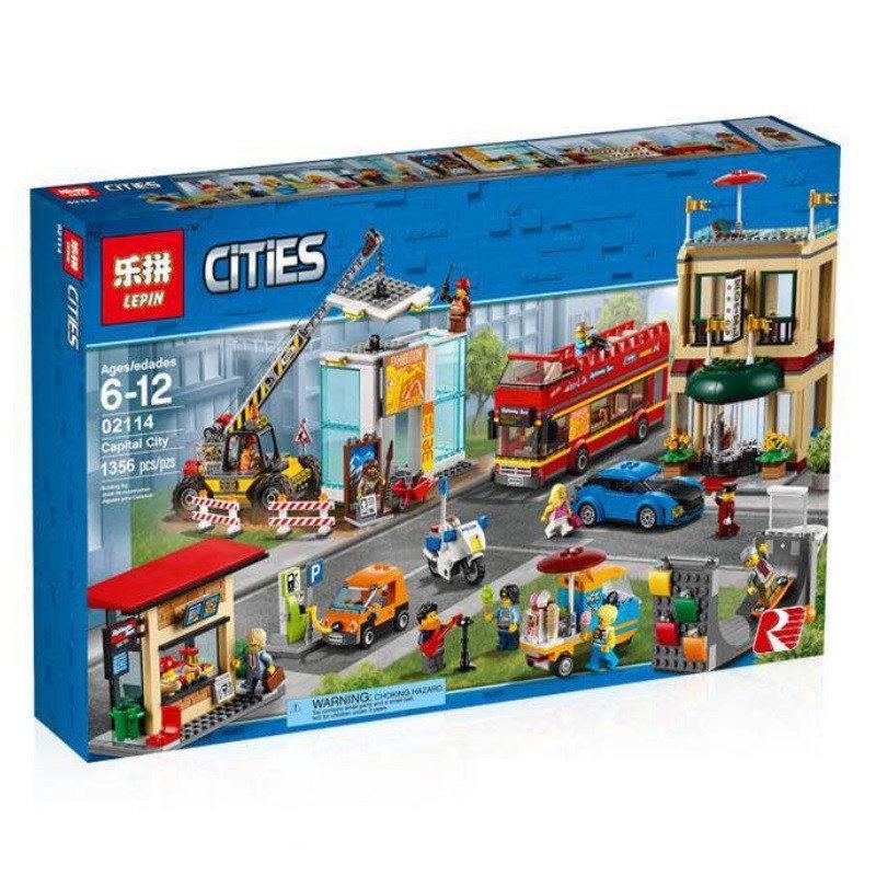 Конструктор lepin 02114 столица City (аналог Lego City 60200) 1356 деталей - фото 3 - id-p103694449