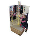 Детский зеркальный уголок с пузырьковой колонной, фото 2