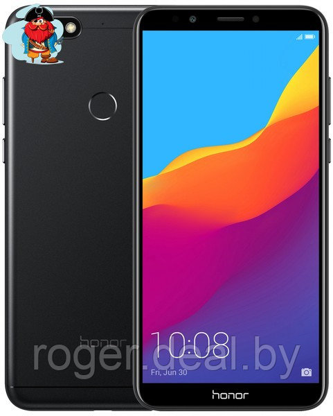 Экран для Huawei Honor 7C (AUM-L41) с тачскрином, цвет: черный - фото 1 - id-p93017341