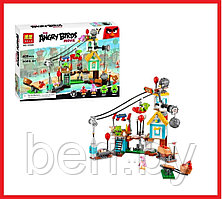 10508 Конструктор Bela Angry Birds "Разгром Свинограда", 405 деталей, аналог LEGO 75824